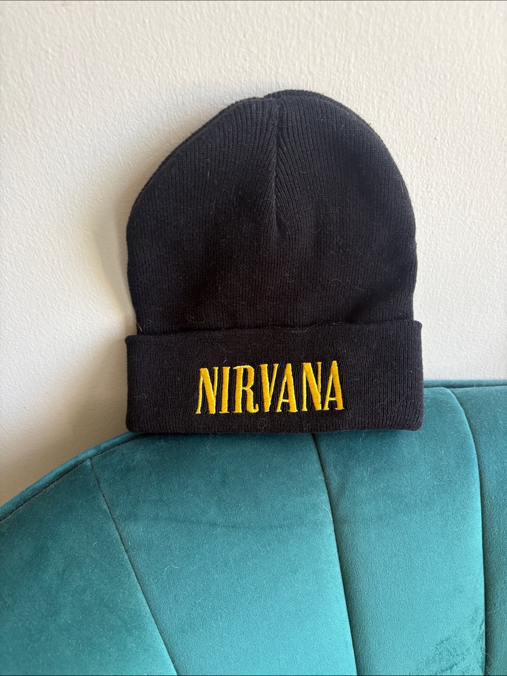 NIRVANA Black Beanie NWOT